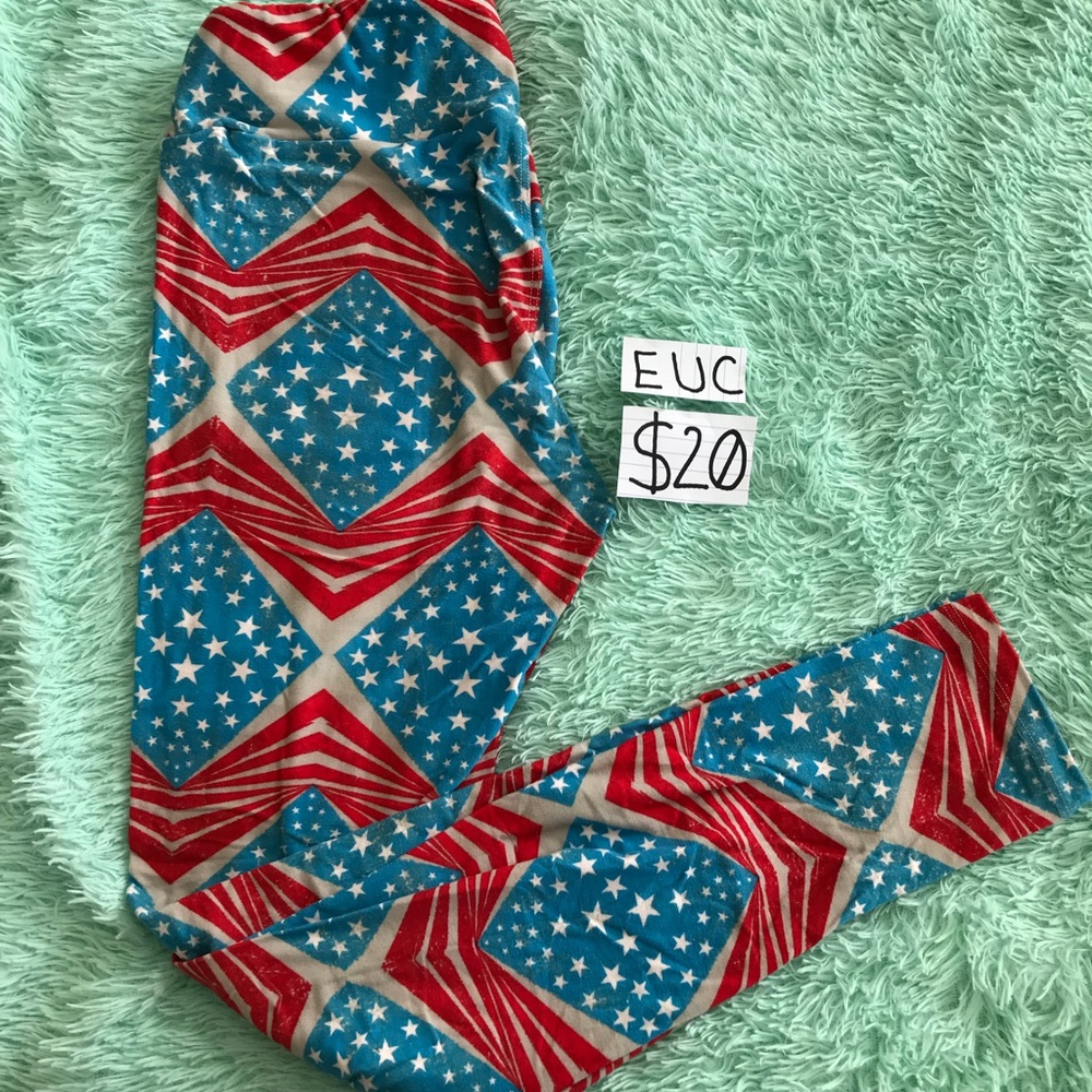 OS Americana American Flag LuLaRoe Leggings
